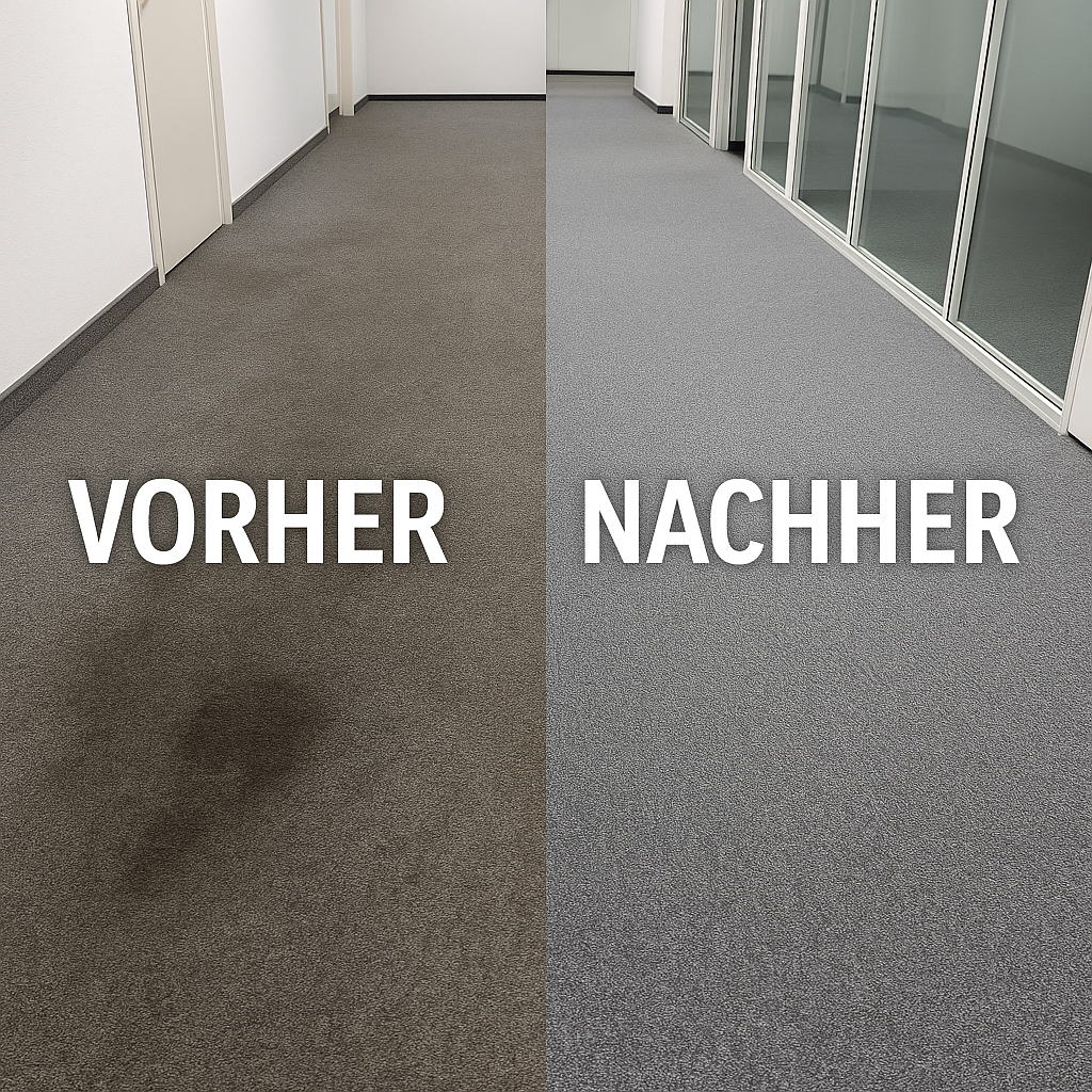 Teppichboden im Büro reinigen