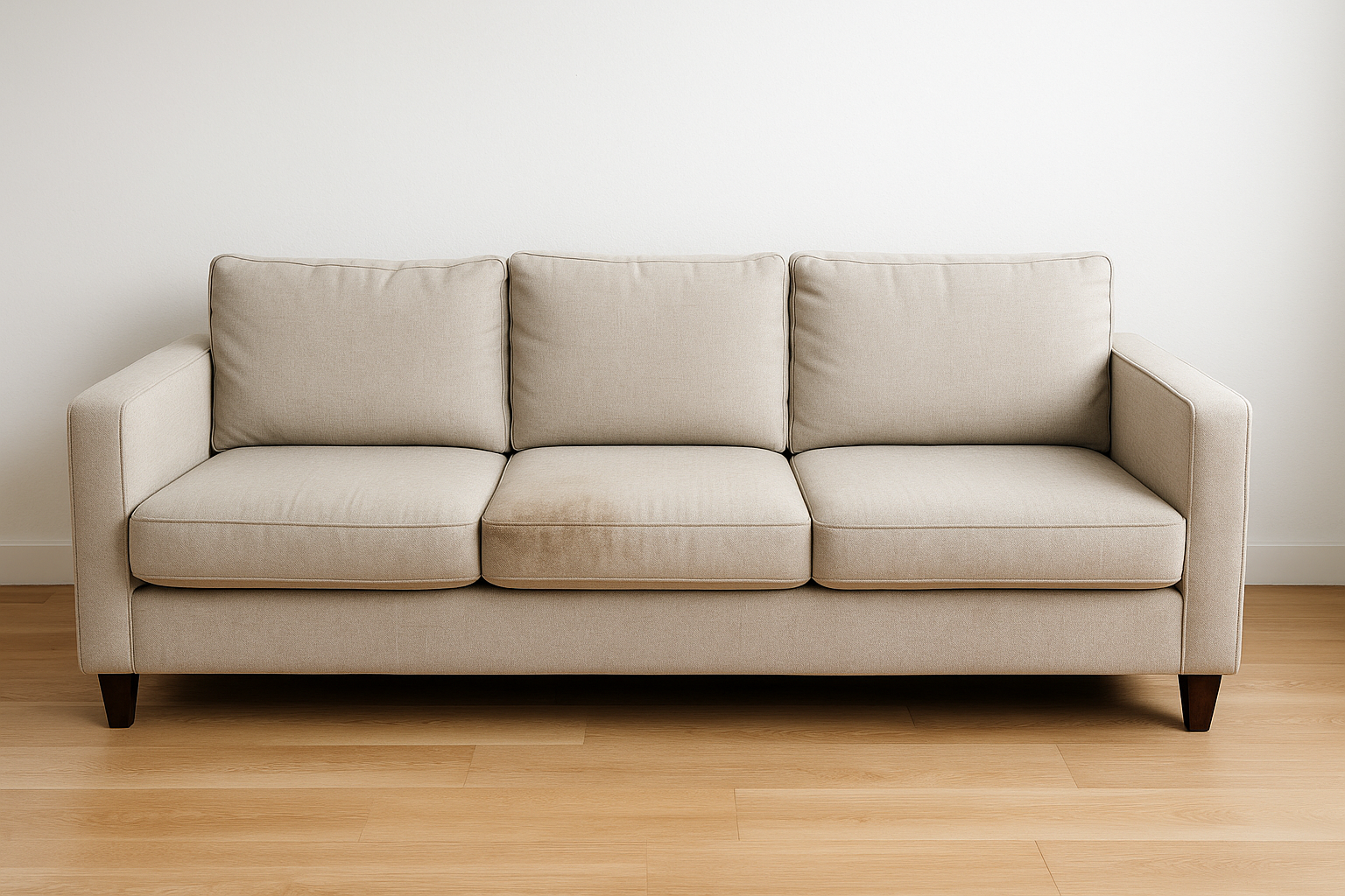Sofa mit Getränkeflecken reinigen