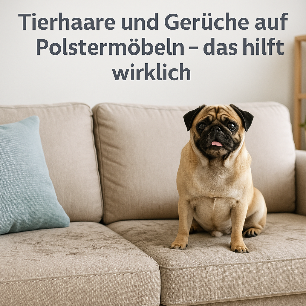 Tierhaare und Gerüche auf Polstermöbeln – effektive Lösungen