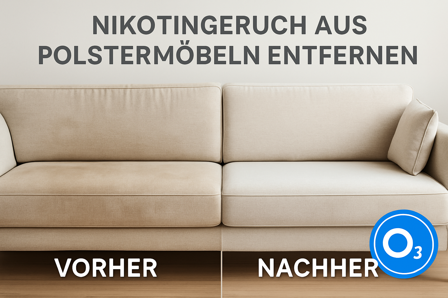Nikotingeruch aus Polstermöbeln entfernen – was wirklich hilft