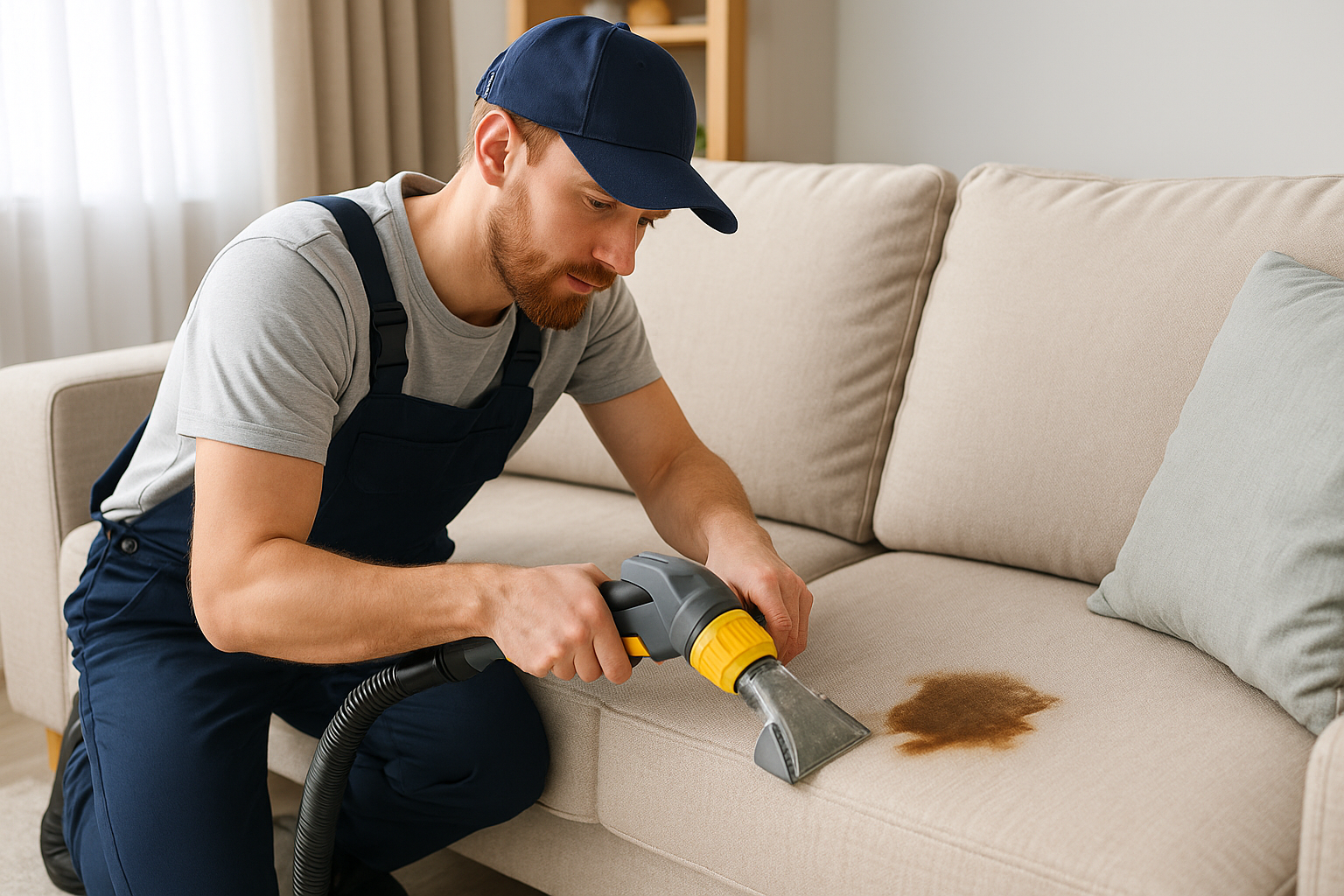 Kaffeeflecken auf dem Sofa? So retten Sie Ihr Lieblingsmöbel