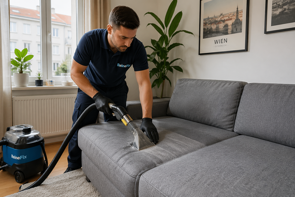Professionelle Sofareinigung in Wien vor Ort